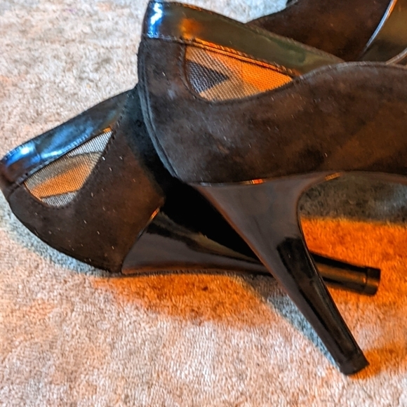 Marc Fisher "Violat" peep toe platform pumps size 6.5 - Picture 6 of 9